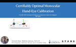 Certifiably Optimal Monocular Hand-Eye Calibration (MFI'20)
